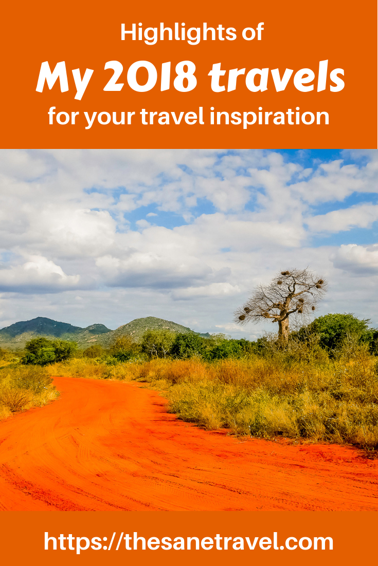 2018 was a wonderful travel year for me. I have visited 15 countries including Kenya, Myanmar, United States, Romania and Germany. Here are my highlights of my travel year in pictures. I hope you will find a travel inspiration for 2019, new places to visit, best holiday destinations, best time to go and something to add to your travel bucket list. #2019travel #travelinspiration #placestovisit #bestplacestotravel #traveldestinations #wheretotravel #travelblog #travelphotography