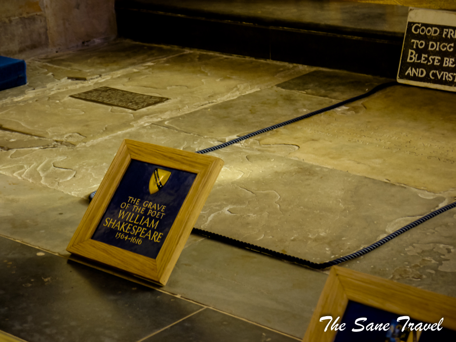 Stratford Shakespeare grave