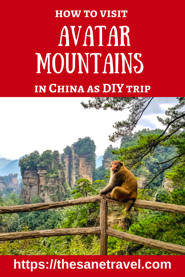 Zhangjiajie in China became popular in foreign travellers’ eyes after the movie Avatar. The Hallelujah Mountains in Avatar were inspired by Heavenly Pillar in Zhangjiajie National Forest Park. Here is how to visit Avatar mountains as DIY trip. #China #Travel #Avatar #traveltips #traveling #travelling #Zhangjiajie