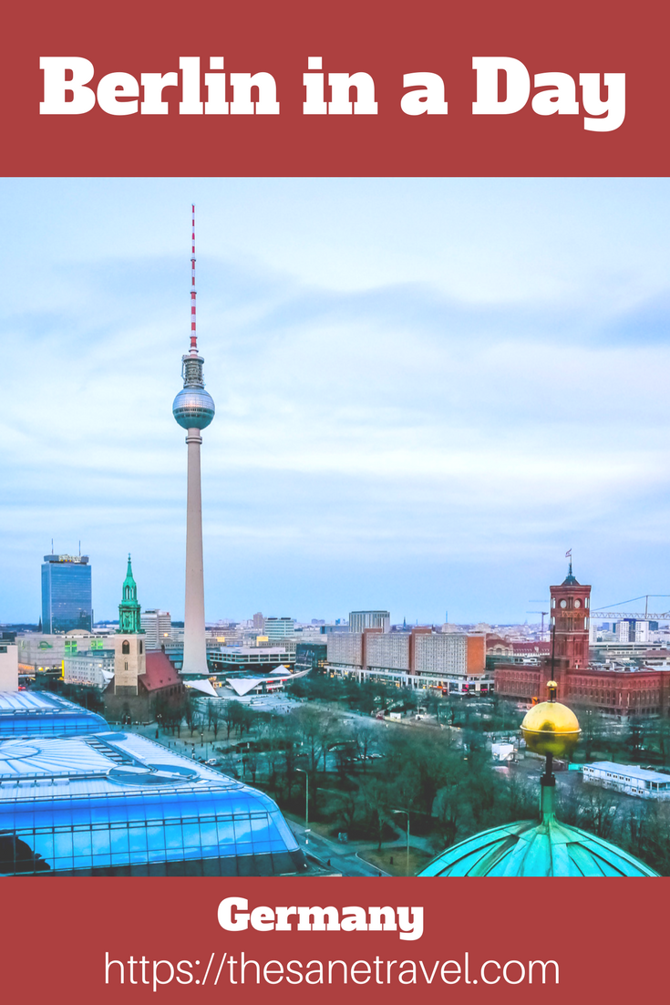 Berlin offers many incredible sights to choose from. Here is a one day Berlin itinerary for culture and food lovers. See Berlin in a day and night! #visitBerlin #Berlintravelguide #PalastBerlin #travelblog #travelphotography #berlininaday