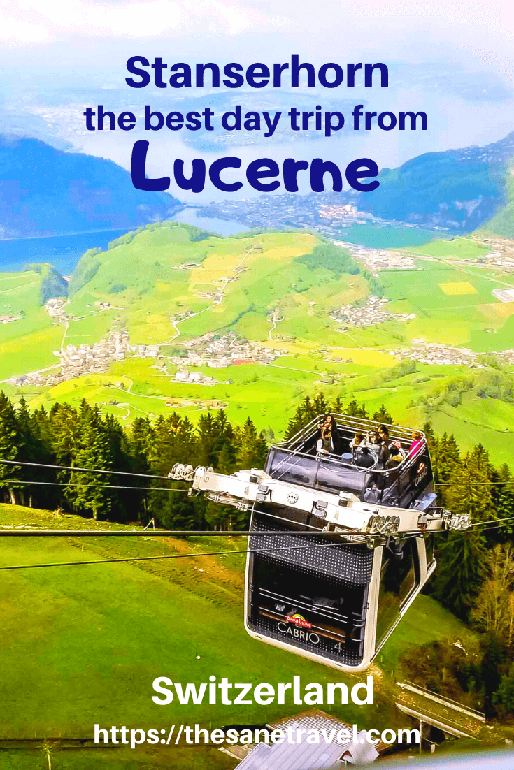 Lucerne in Switzerland is awesome by itself and because of its location, it’s an excellent starting point for many trips around Switzerland. As my time was quite limited, I had to choose just one day trip from Lucerne and it was going to Stanserhorn Mountain to reach the 1900 metre summit by Cabrio cable car. Check my photo review about this trip! #daytripfromLucerne #Cabriocablecar #visitSwitzerland #travelblog #travelphotography