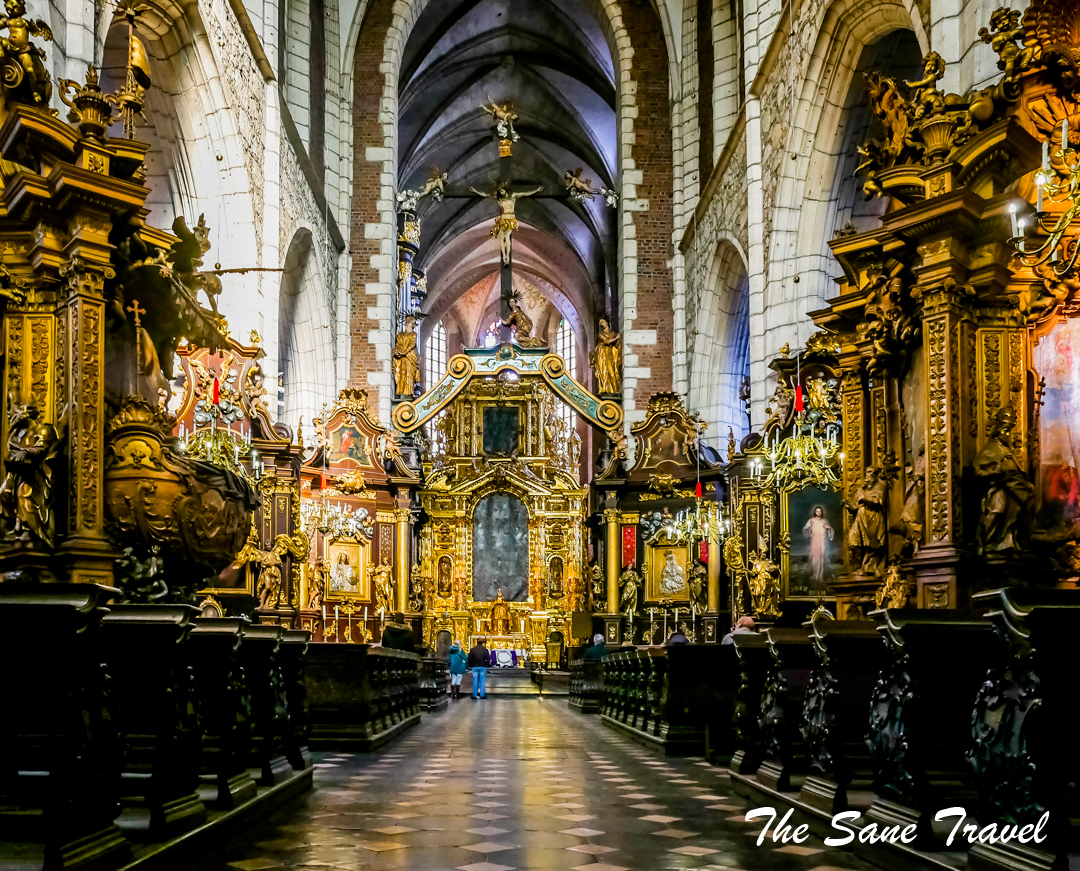 krakow Corpus Christi Church interior