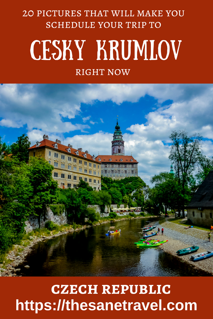 A UNESCO World Heritage Site, Český Krumlov is famous for its Old Town with 300 medieval buildings, and its castle complex. See 20 pictures that will make you schedule your trip to Český Krumlov. #travel #Czechia #czechrepublic #travelphotography #ceskykrumlov #travelblogger #travelblog #traveltips #Europe #Europetravel