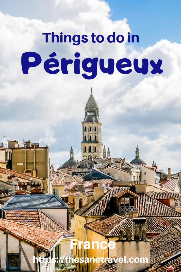 Périgueux, the capital of the Périgord or Dordogne department in South West of the France, offers visitors 2000 years of history. 53 buildings there are listed as historic monuments. The Saint Front Cathedral is a UNESCO World Heritage site as a part of the pilgrimage route to Santiago de Compostella, Spain. Check these essential things to do in Périgueux! #visitdordogne #visitperigord #Perigueux #perigordfrance #dordognefrance #europetravel #travelphotography
