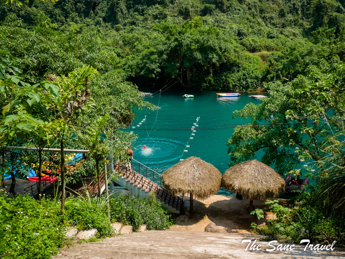 river view dark cave vietnam www.thesanetravel.com