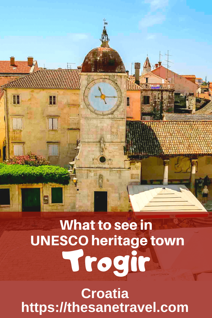 When visiting Split in Croatia, don’t skip a trip to Trogir. Croatia has 10 UNESCO heritage sites and Trogir is one of them. This more than 2300 year old town is the best-preserved Romanesque-Gothic architecture complex in all Central Europe. The 500 metre long and 250m wide islet where Trogir is located lies in a narrow sea passage between the mainland and Čiovo Island. Check the list of things to see in Trogir! #UNESCOworldheritage #visitCroatia #visitTrogir #travelphotography