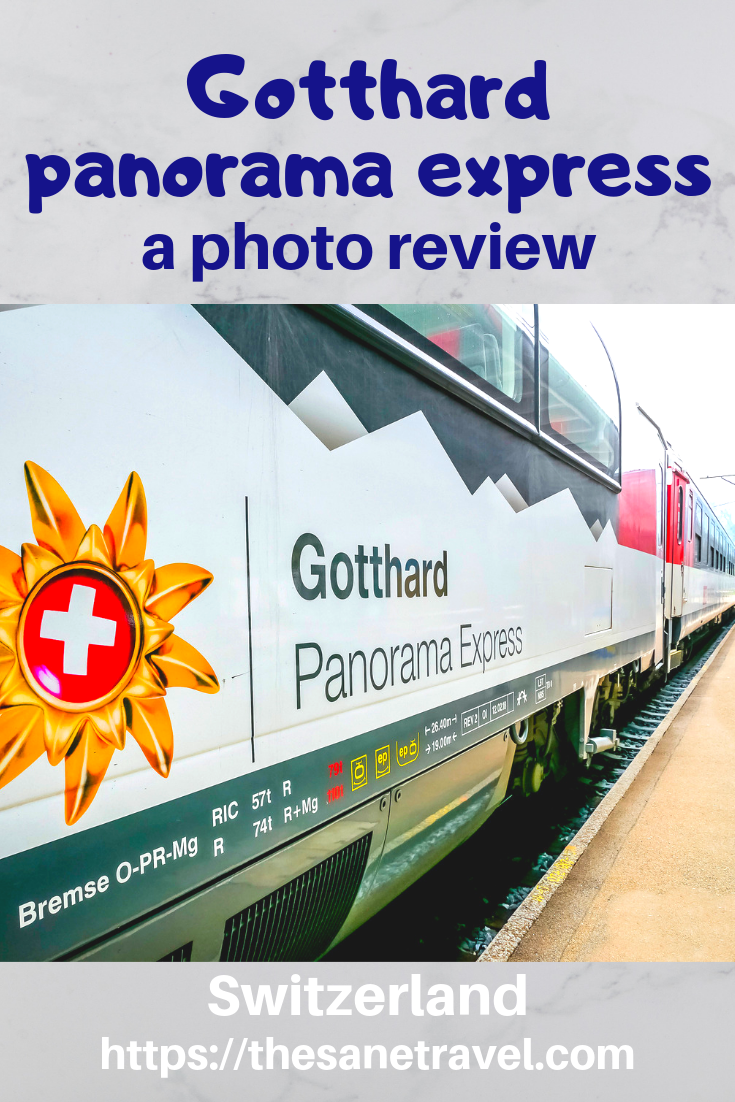 When planning your Switzerland holidays, think about adding a train tour to your Switzerland itinerary. Switzerland is a great place for scenic train rides, with many options to choose from. Get inspired by my photo review of Gotthard panorama express, one of the most beautiful Switzerland scenic trains. It's a 5 hour journey by boat and train, offering very diverse scenery with snow-capped mountains and palm trees. #switzerlandholidays #traintour #switzerlandscenictrain #travelphotography