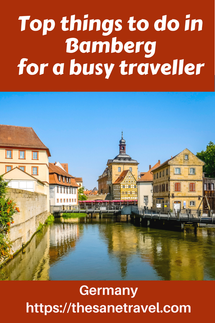 The town of Bamberg is a UNESCO World Heritage Site because of its authentic medieval appearance, so make sure to include it in your list of must sees in Germany. Here are top things to do there. https://bit.ly/2M6zDtf #VisitGermany #traveltips #travelphotography