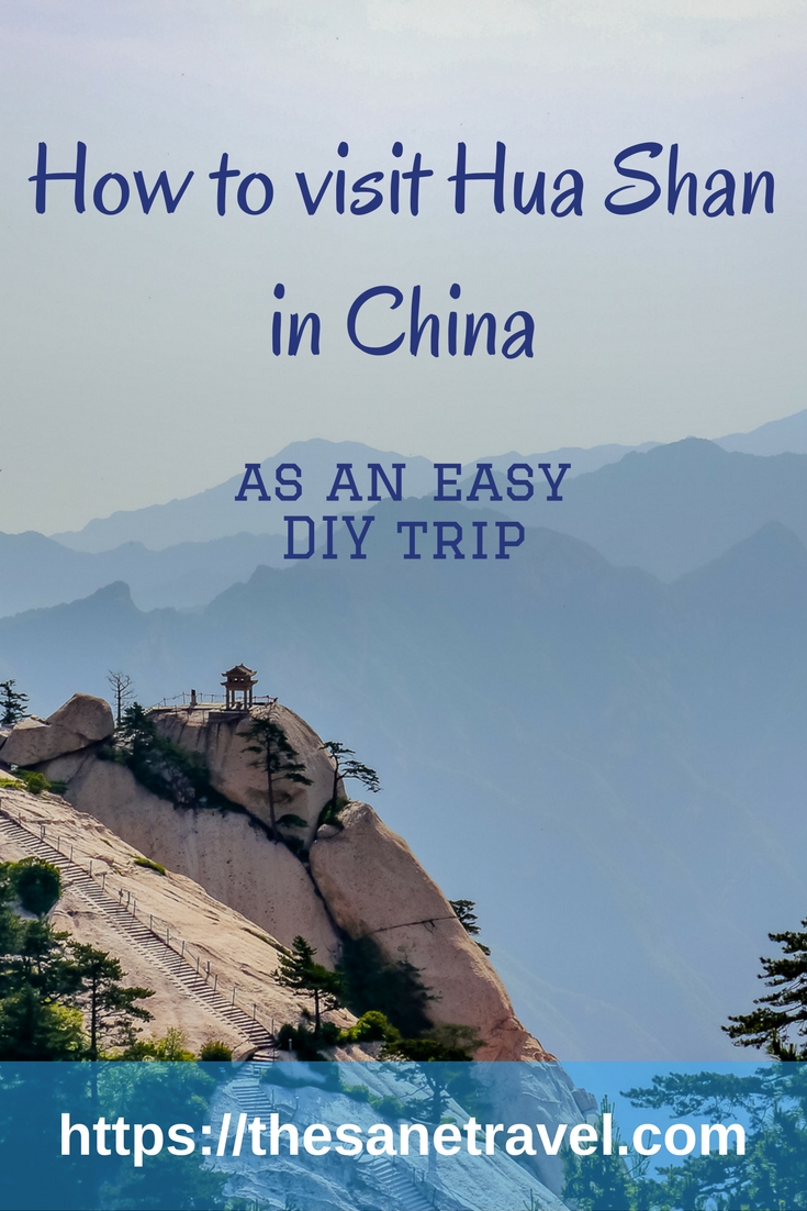 Did you know that the world's most dangerous hike can be done by average people who probably have very little experience with dangerous climbs? Find out more about climbing Hua Shan in my article. #visitChina #HuaShan #travelblog #traveltips #travelphotography https://thesanetravel.com/travels/china/how-to-visit-hua-shan-in-china-as-easy-diy-trip