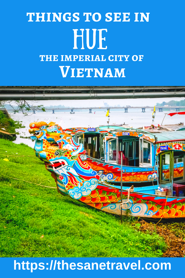 Hue city was the imperial city of Vietnam under 13 kings of the Nguyen Dynasty from 1802 to 1945. Here is my selection of 8 things to see in beautiful Hue. #travel #Hue #Vietnam #Imperial #travelblog #traveltips #Asia #travelphotography