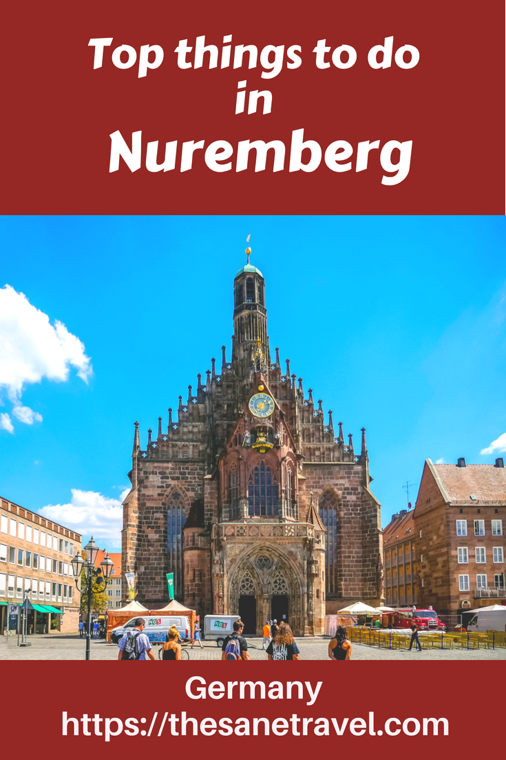 Nuremberg is an unofficial capital of Franconia, comprising three regions of Bavaria, Germany. Despite the fact that the city was almost completely destroyed during the Second World War, now it’s well restored with many things to see including Frauenkirche, Nuremberg Castle and Main market square housing Nuremberg Christmas market in wintertime. So there are top things to do in Nuremberg for your travel inspiration. #visitGermany #Nuremberg #travelblog #travelphotography #Europetravel