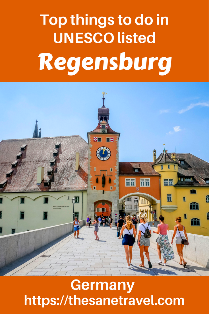 Regensburg might be one of the best places to visit in Germany, but you should see and decide that for yourself. The first capital of Bavaria, included in UNESCO world heritage list it is famous for stunning Regensburg Cathedral, Thurn and Taxis Palace, patrician towers and stone bridge but there is much more to it than that. Check yourself the best things to do in Regensburg. #visitBavaria #visitGermany #Europetravel #Regensburg #UNESCOheritage #travel #travelblog #travelphotography
