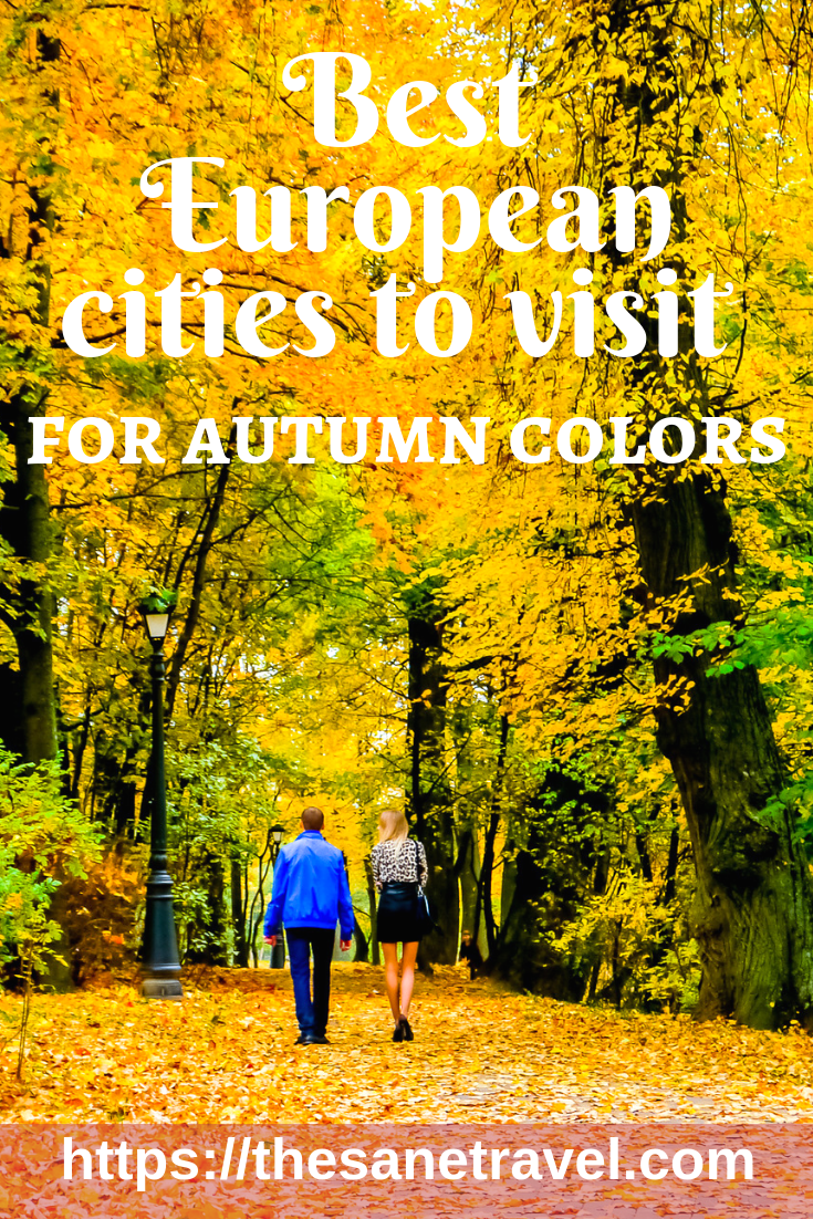 Looking for the best European cities to visit in October to enjoy autumn colors and fall foliage? Check my suggestions about four great European cities to visit in Autumn for your inspiration. #travel #autumntravel #Europetravel #travelblog #autumnleaves #fallfoliage