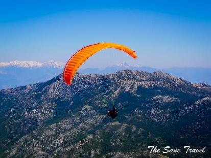 Breathtaking tandem paragliding flight from Babadag Turkey